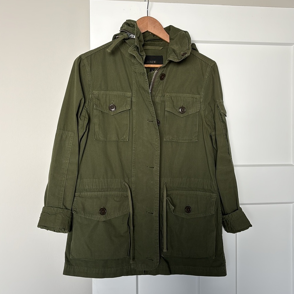 Jcrew Green Cargo Jacket - image 2